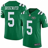 Youth Nike Jets 5 Teddy Bridgewater Green Color Rush Limited Jersey Dzhi,baseball caps,new era cap wholesale,wholesale hats